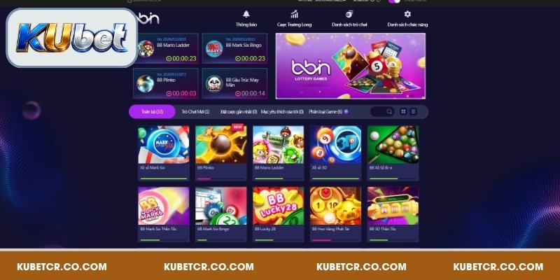 Xổ Số Kubet – Săn Số Phát Tài, Trúng Thưởng Lớn Mỗi Ngày 3 BBIN Lottery – Sảnh xổ số quốc tế tỷ lệ thưởng cao