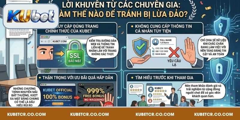 Kubet Có Lừa Đảo Không? Review Thực Tế Từ Người Chơi 4 Cách nhận diện và phòng tránh lừa đảo theo chuyên gia