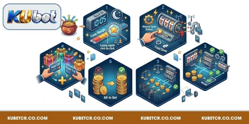 Nổ Hũ Kubet – Kho Slot RTP Cao Dễ Trúng Thưởng 5 Chiến thuật quay hũ nâng cao tỷ lệ thắng tại Kubet