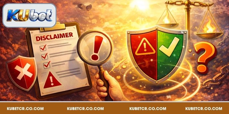 Miễn Trừ Trách Nhiệm - Chính Sách Quan Trọng Trên Kubet 4 Lưu ý về miễn trừ trách nhiệm cho người chơi Kubet