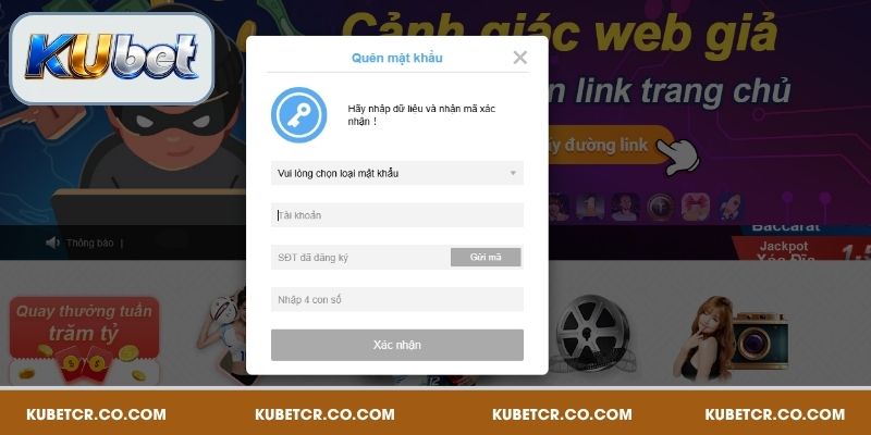 Đăng Nhập Kubet Chỉ Với 2 Bước, Hòa Mình Vào Thế Giới Game 3 Quên mật khẩu có thể được hỗ trợ nhanh chóng